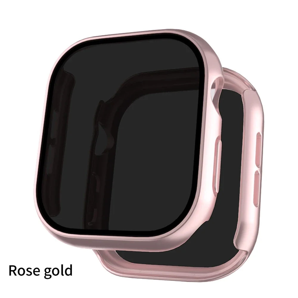 Privacy Glass+Case For Apple Watch 10 46mm 42mm Tempered Anti-Peeping Screen Protector Cover For iWatch series 10 Accessorie