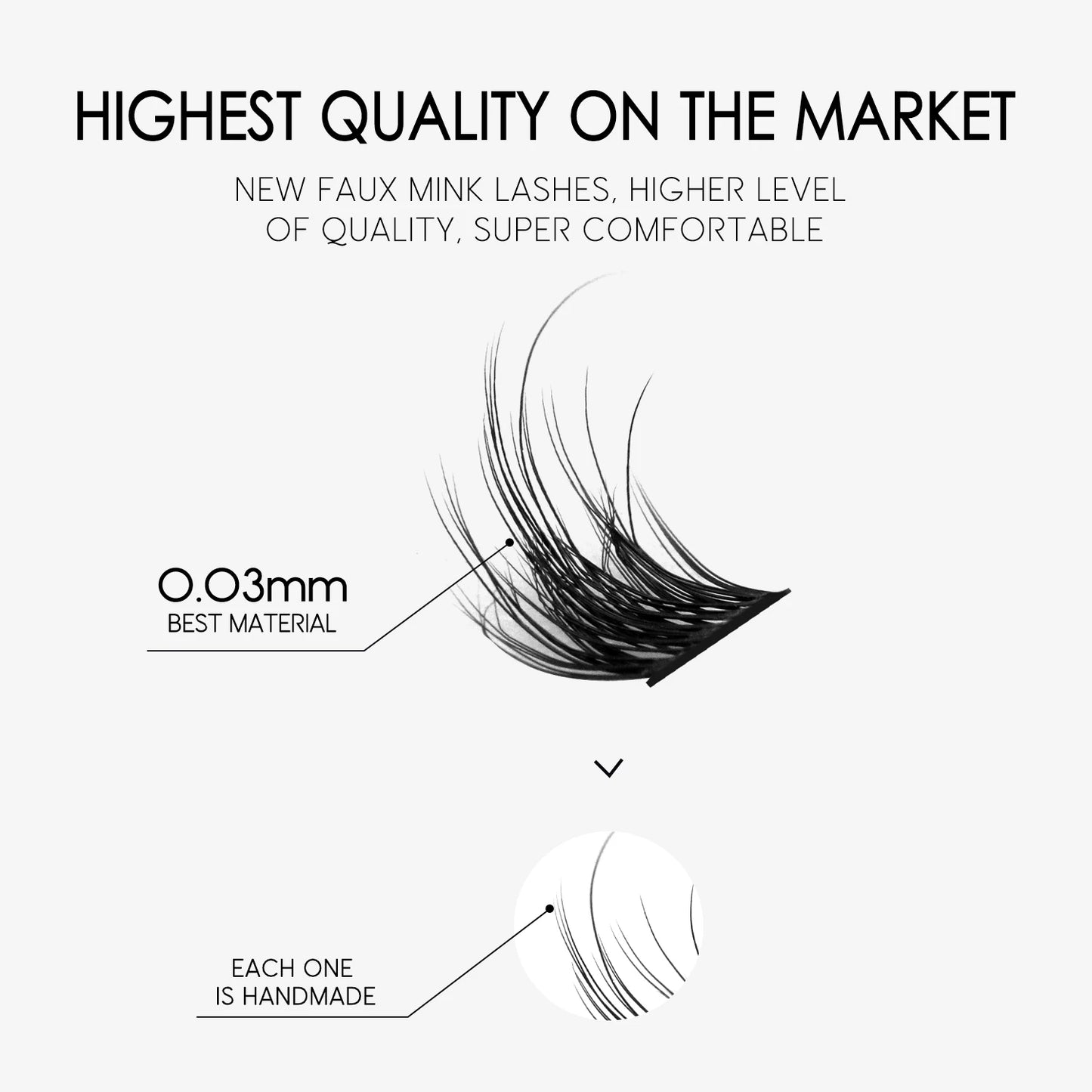 GROINNEYA DIY Lashes Extension Kit Individual Eyelash Extension Kit Cluster Lashes Kit Lash Glue for Eyelash Extensions Makeup