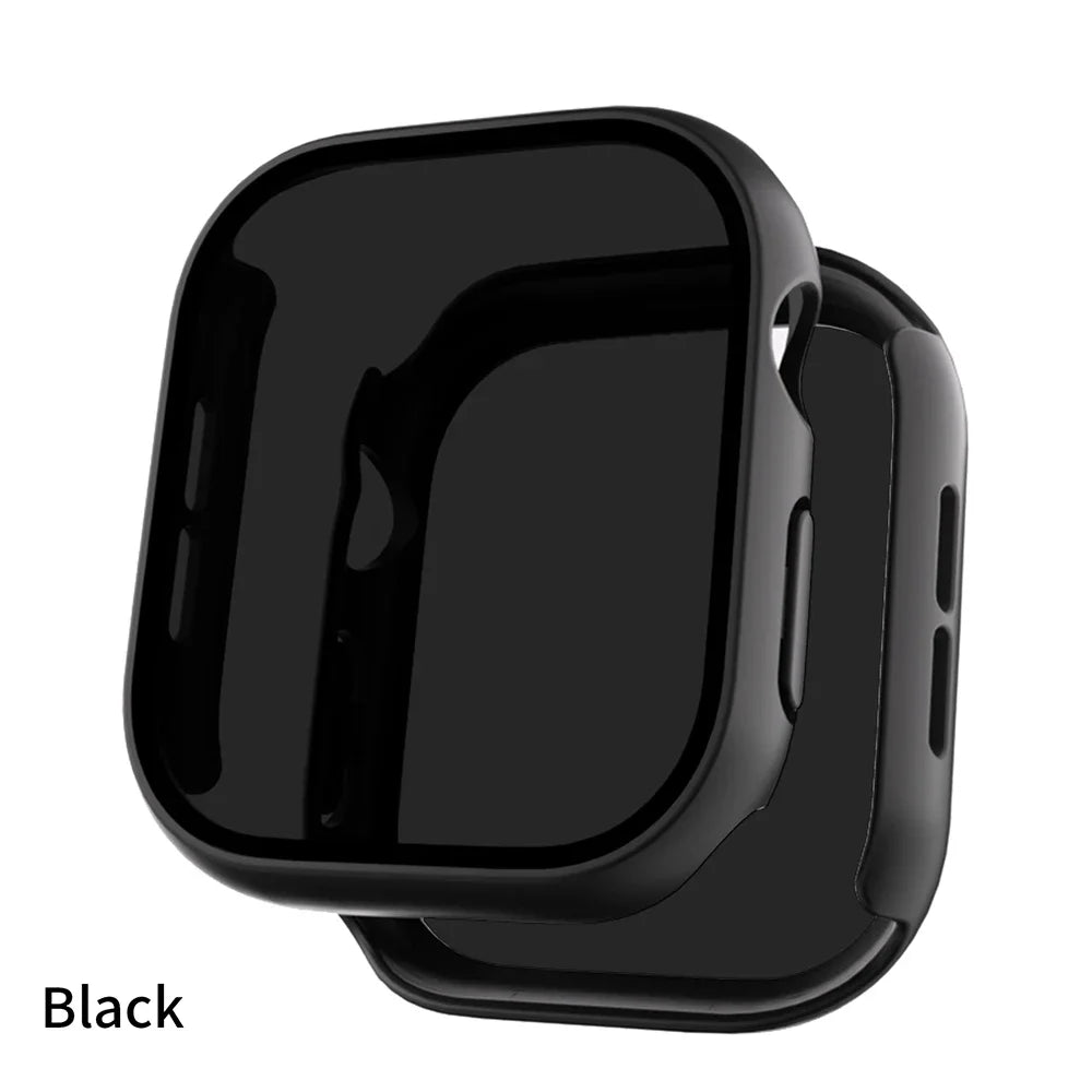 Privacy Glass+Case For Apple Watch 10 46mm 42mm Tempered Anti-Peeping Screen Protector Cover For iWatch series 10 Accessorie