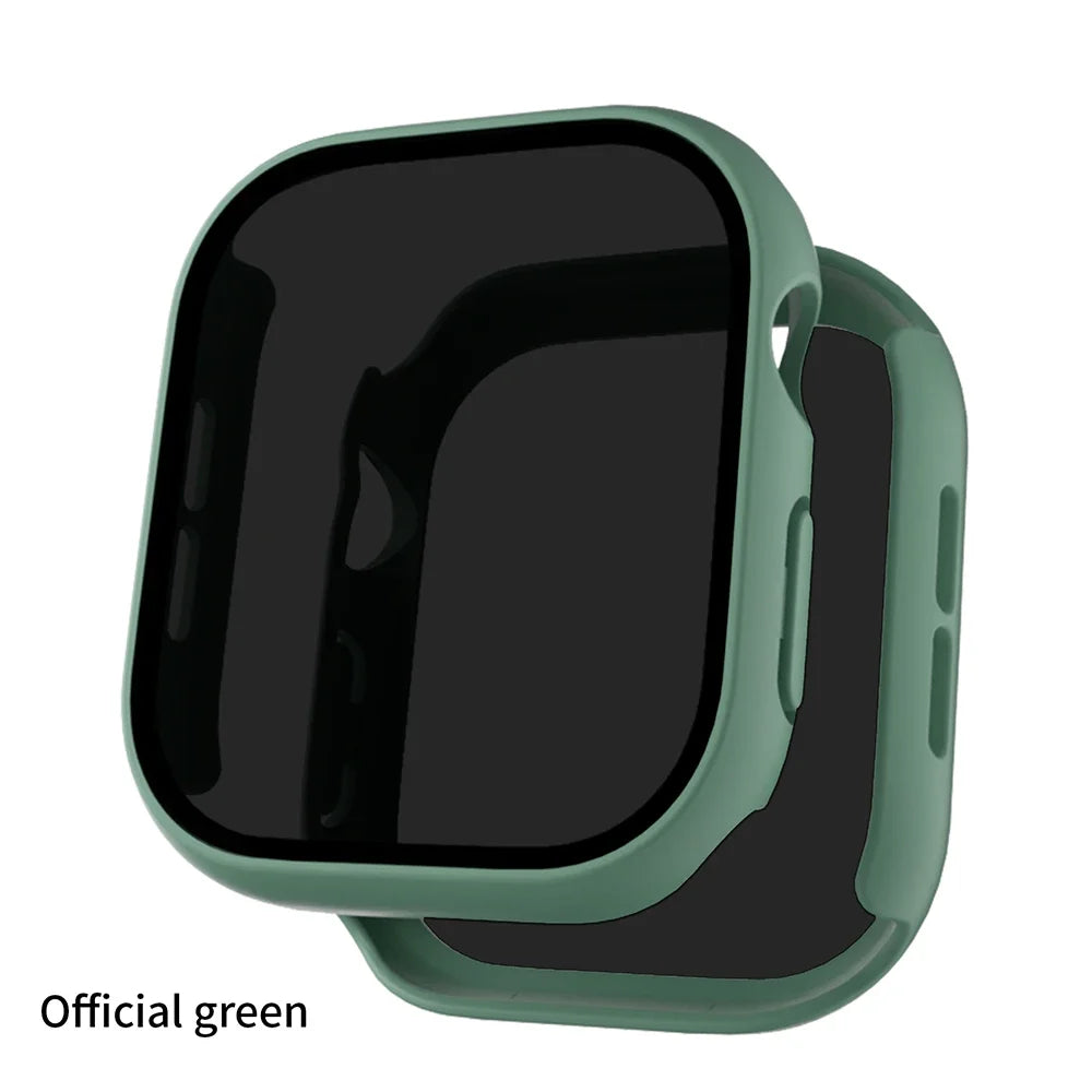 Privacy Glass+Case For Apple Watch 10 46mm 42mm Tempered Anti-Peeping Screen Protector Cover For iWatch series 10 Accessorie